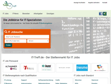 Tablet Screenshot of it-treff.de